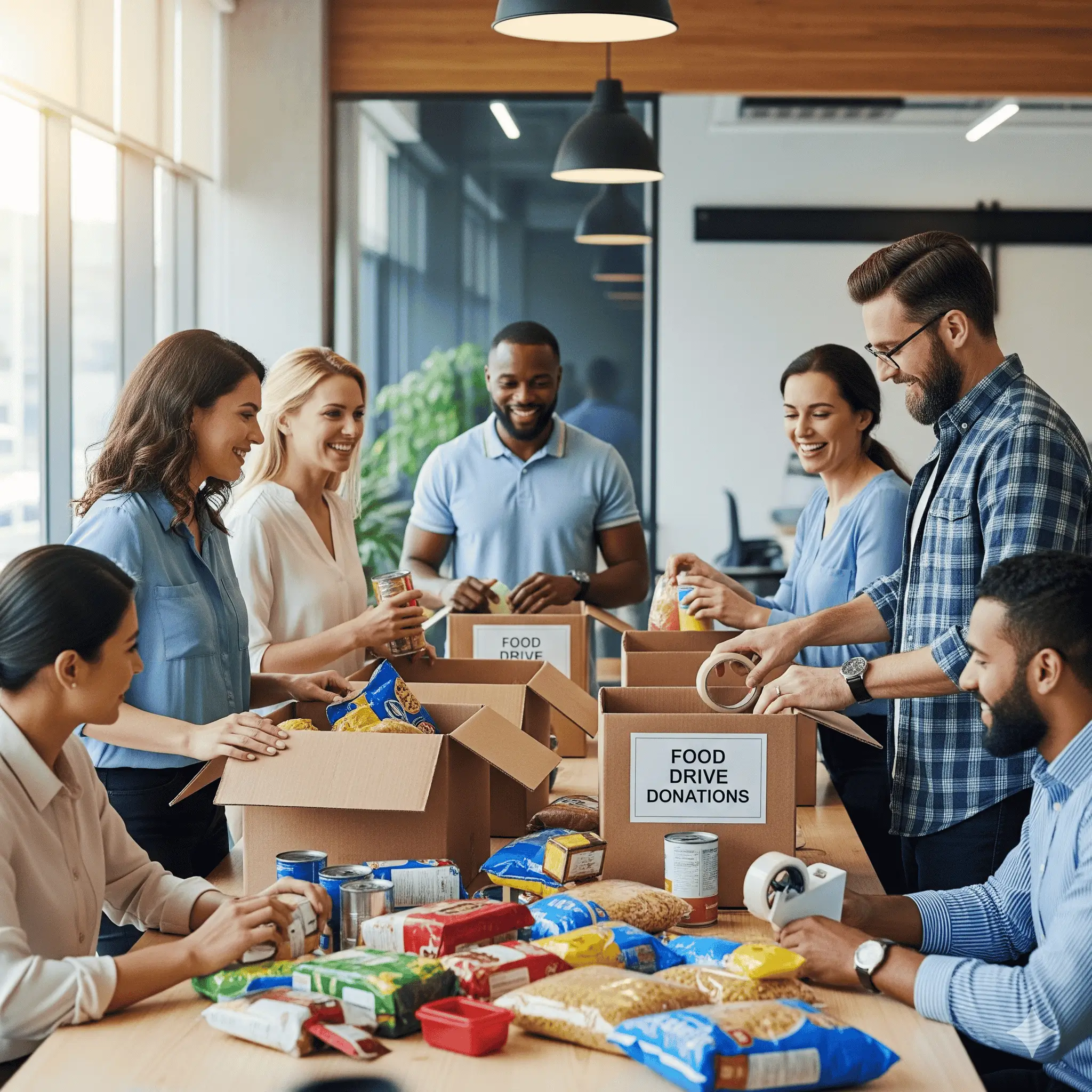 workplace food drive